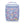 Load image into Gallery viewer, Periwinkle &amp; Pink Dot Rainbow Lunch Bag
