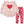 Light Pink Ruffle Heart Hi-Low Top & Red Hearts Leggings