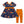 Load image into Gallery viewer, Little Millie | Navy Pumpkin Leaves A-Line Dress &amp; Orange Polka Dot Leggings
