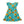 Load image into Gallery viewer, Teal Sunflower Turq Angel-Sleeve Dress
