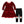 Load image into Gallery viewer, Buffalo Check Two Pocket Dress &amp; Santa Leggings Set
