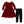 Load image into Gallery viewer, Buffalo Check Two Pocket Dress &amp; Santa Leggings Set
