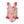 kids Coral  Floral Ruffle - Accent One - Piece - swimsuit on a white background, front Millieloveslily.com