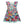 kids Mint Kitten Floral Button - Front Angel - Sleeve Dress on a white background, front- Millieloveslily.com