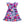 kids Periwinkle Blossom Angel Wing Dress on a white background, back Millieloveslily.com